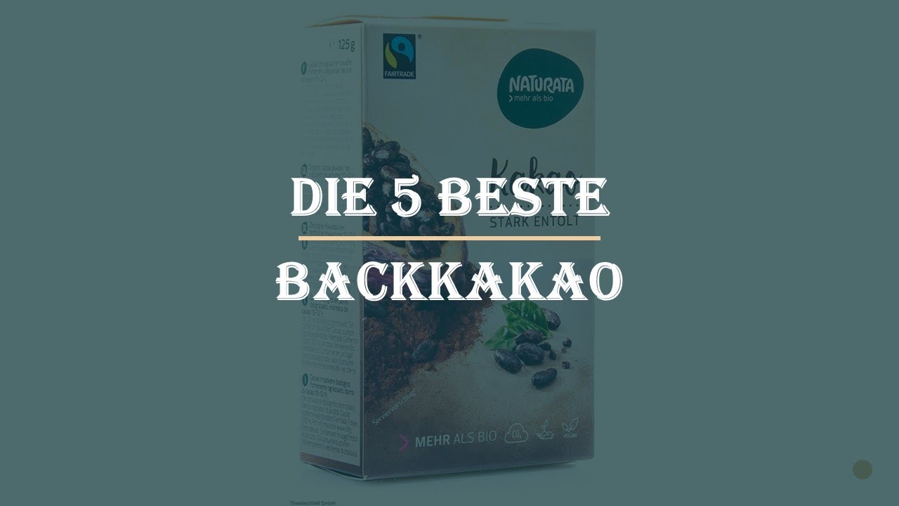 Die 5 Beste Backkakao Test 2023