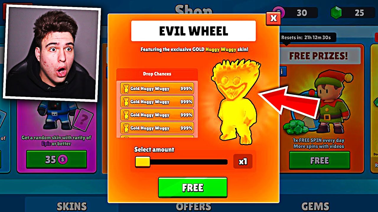 NOUL SKIN DIN STUMBLE GUYS E BLESTEMAT!! 0 COROANE