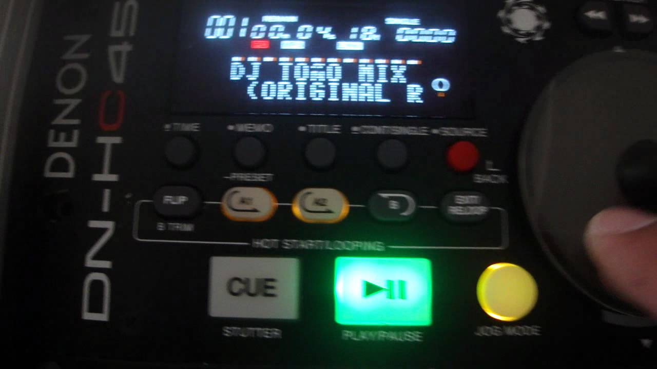 controlador denon dn-hc4500 funciones, como utilizar