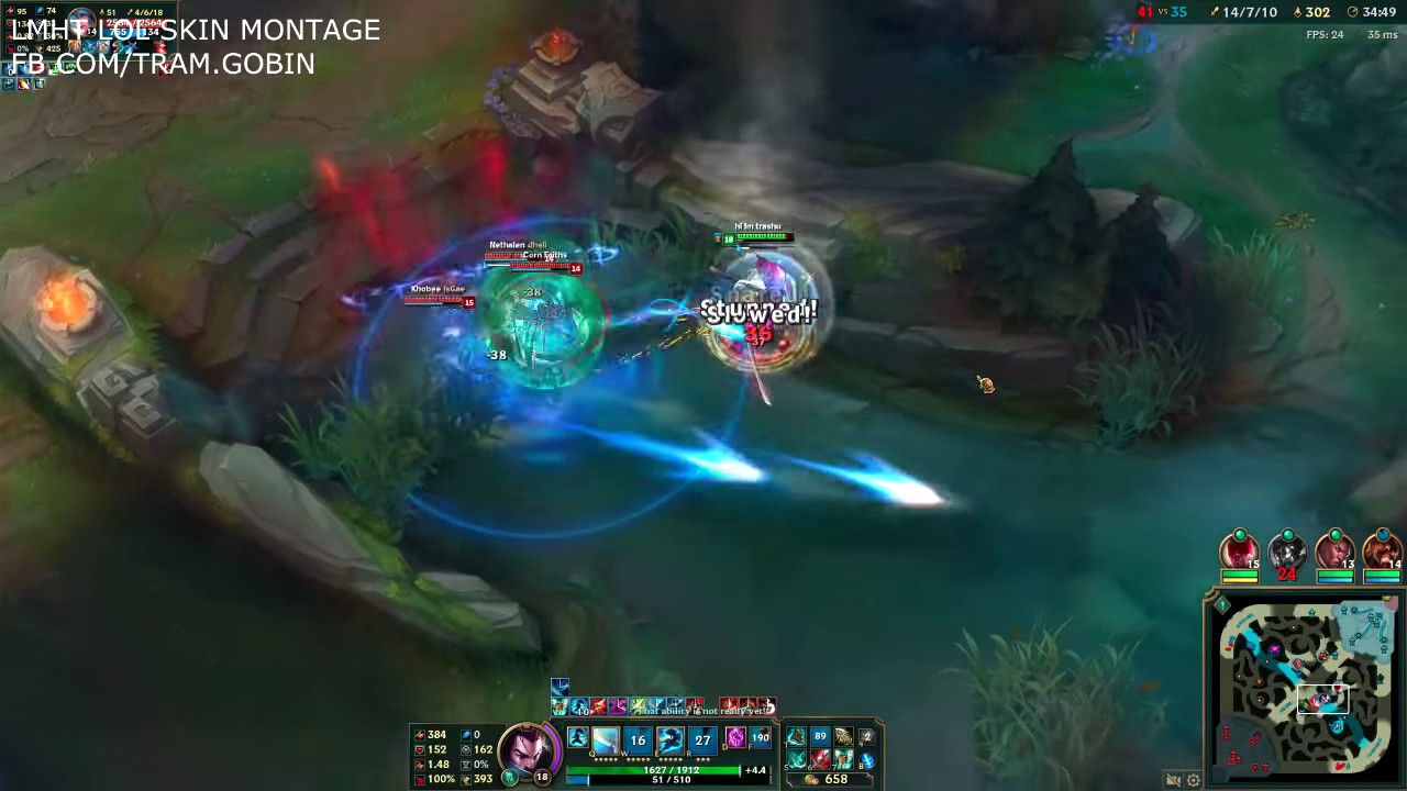 Moment Pentakill LOL - Pentakill in season 7 is not HARD :D
