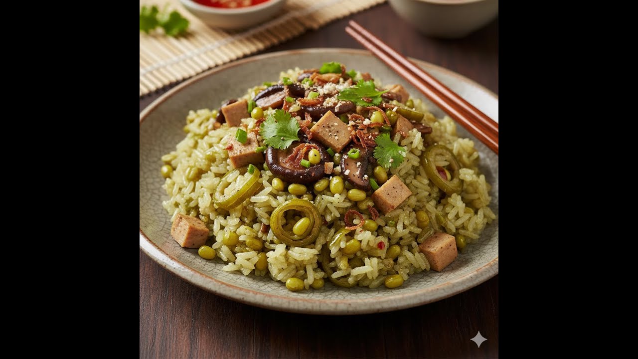 Xôi Đậu Mặn Thơm Ngon/ Tasty Flavored Sticky Rice