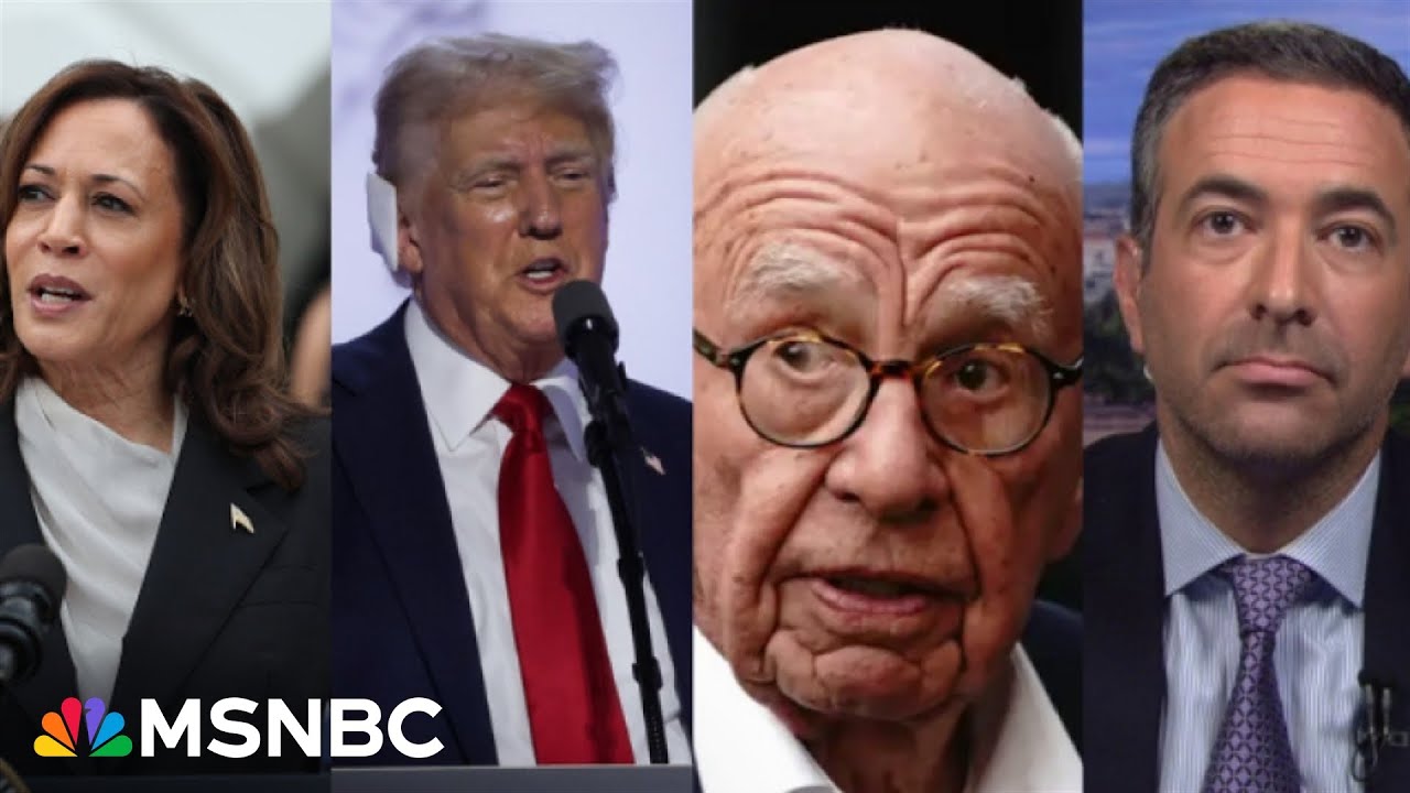 Shocker: As Murdoch's WSJ warns of Trump loss to Harris, Melber breaks down reshaped race