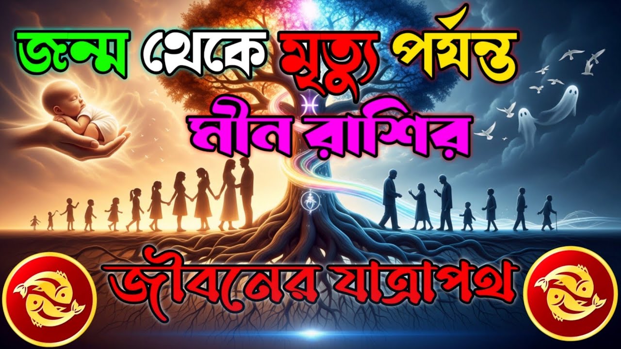 জন্ম থেকে মৃত্যু পর্যন্ত মীন রাশির জীবনের যাত্রাপথ || Meen Rashi Life February♓| Pisces Life Secrets