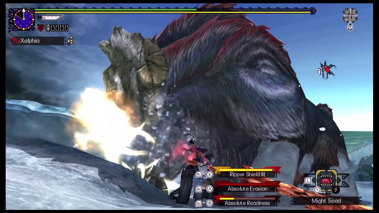MHGU G3★ Gammoth Striker Charge Blade Speedrun Solo 04'44
