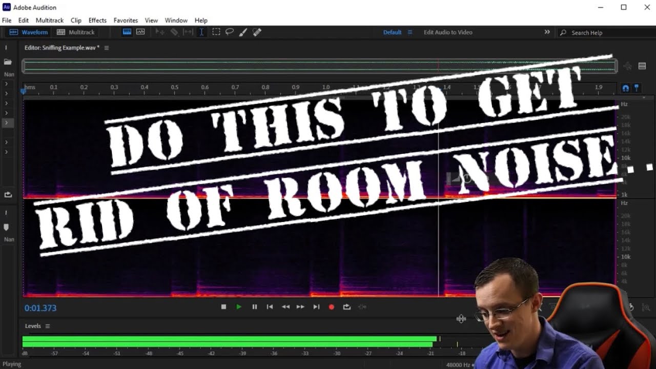 Шумоподавление и точечное восстановление в Adobe Audition