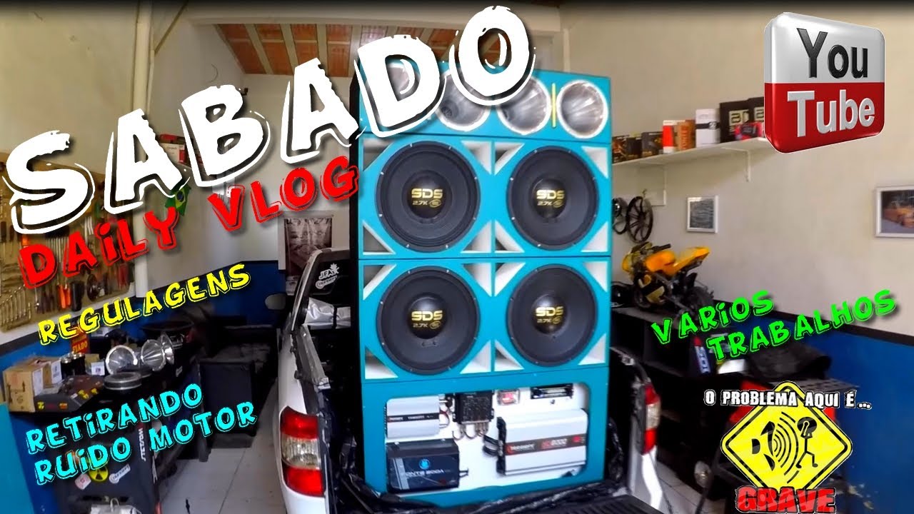 Sabado DAILY VLOG Retirando ruido de motor, regulagens crossover e trabalhos.#19...☢JuNiOr SoM♛®