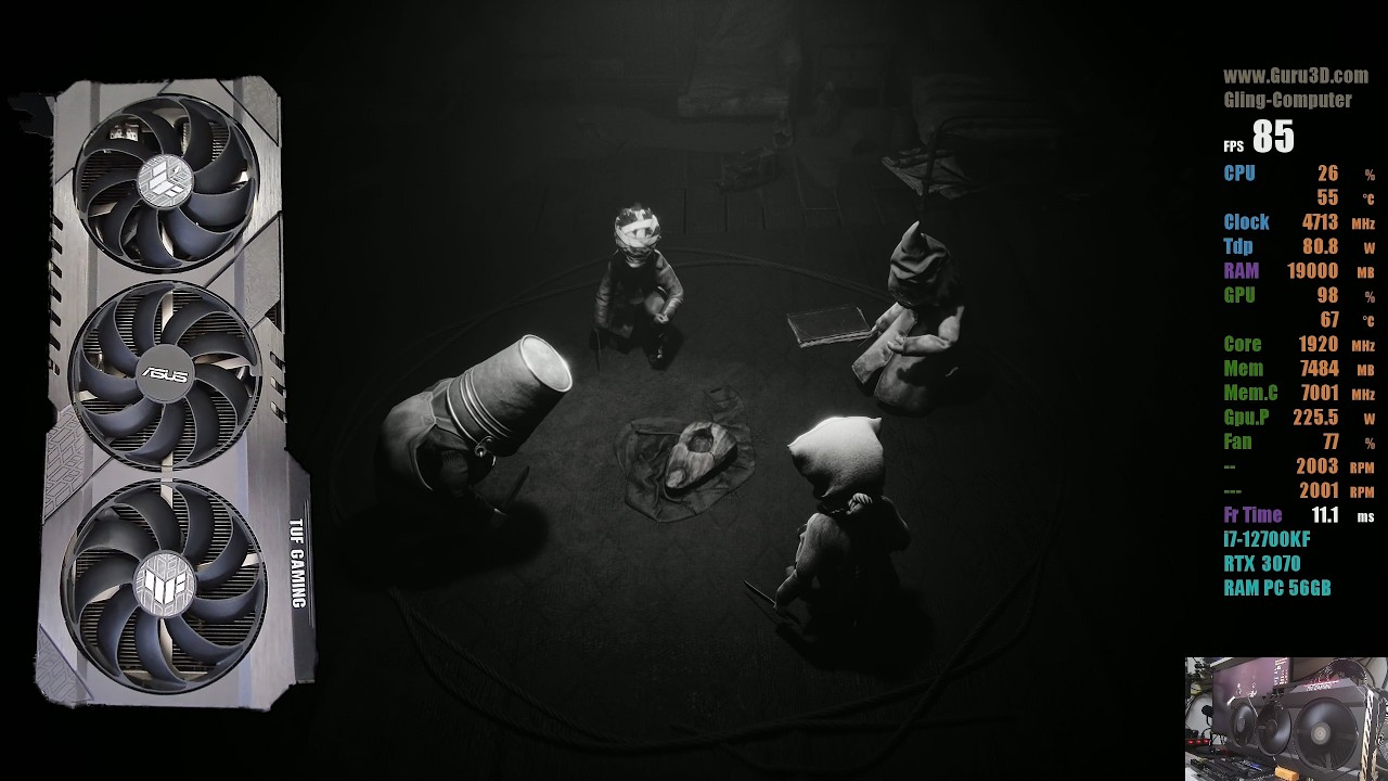 Reanimal | RTX 3070 8GB ASUS TUF | 2K FPS Test