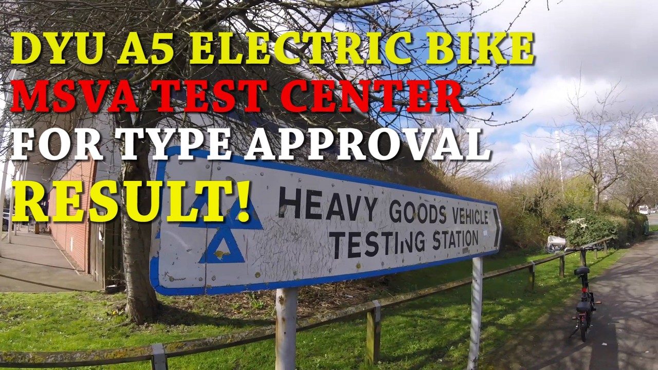 MSVA Test Result!! DYU A5 Throttle Ebike Getting It UK road legal JOURNEY #electricbike