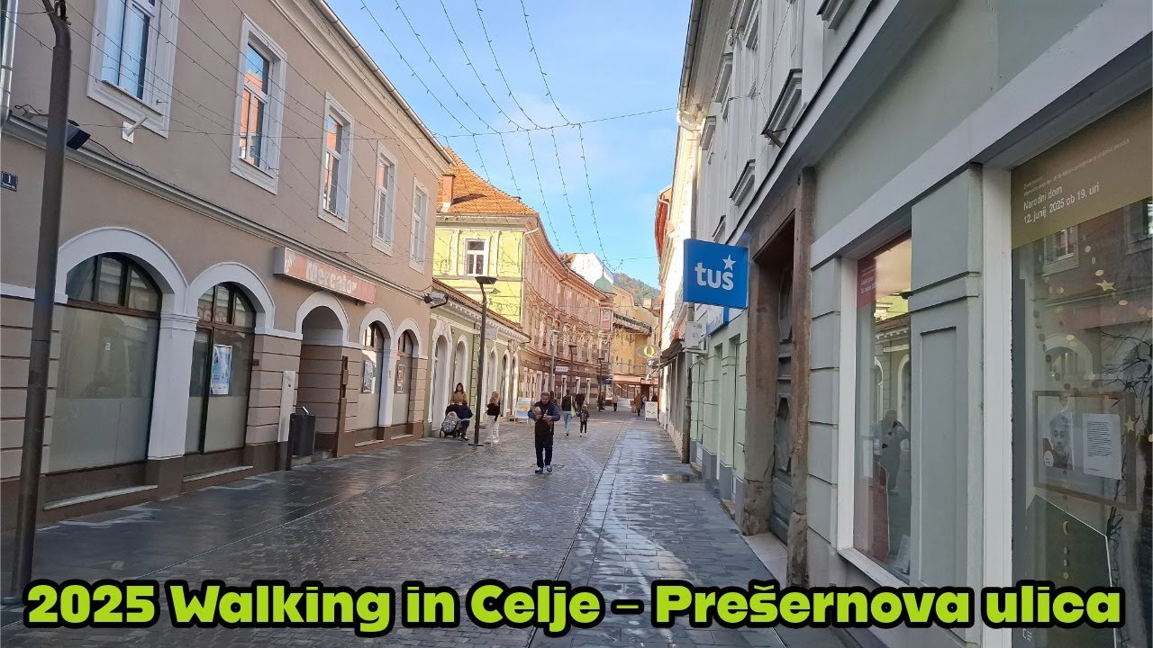 2025 Walking in Celje | Prešernova ulica