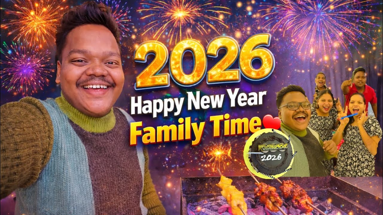 Happy New Year 2026🎉🍾 Family Party Time ❤️ @RohitChalwadi12 @Arthi0598 @DhruvDova8868 