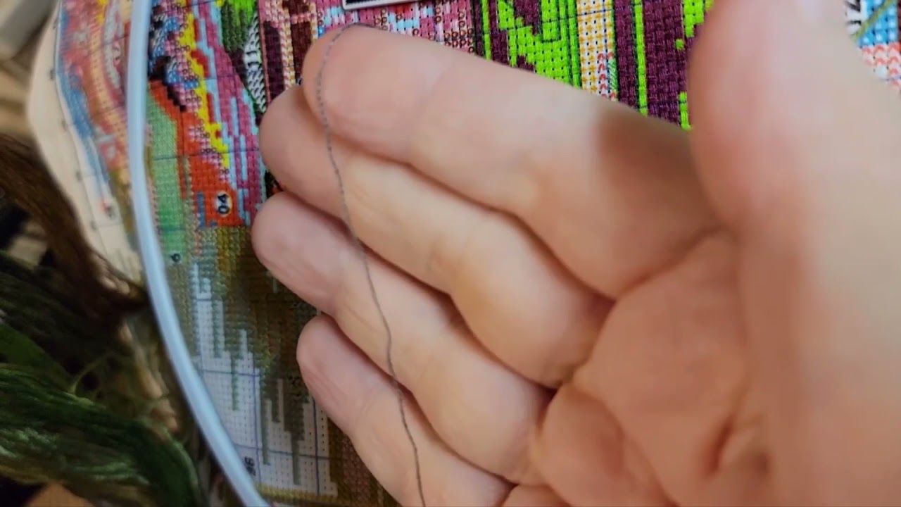 Tutoriel - le point arrière dans le point de croix