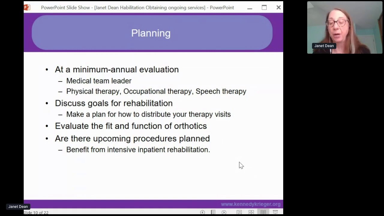 AFM First Virtual Symposium Part IV &mdash; Habilitation: obtaining ongoing services