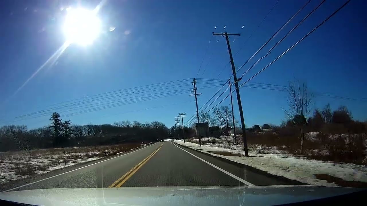 Driving through Johnston and Smithfield, Rhode Island