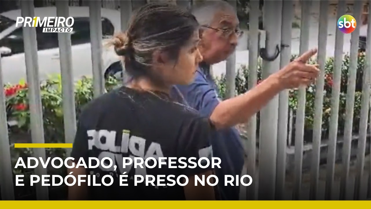 Advogado e professor universitário é preso por crimes contra crianças no Rio | #PrimeiroImpacto