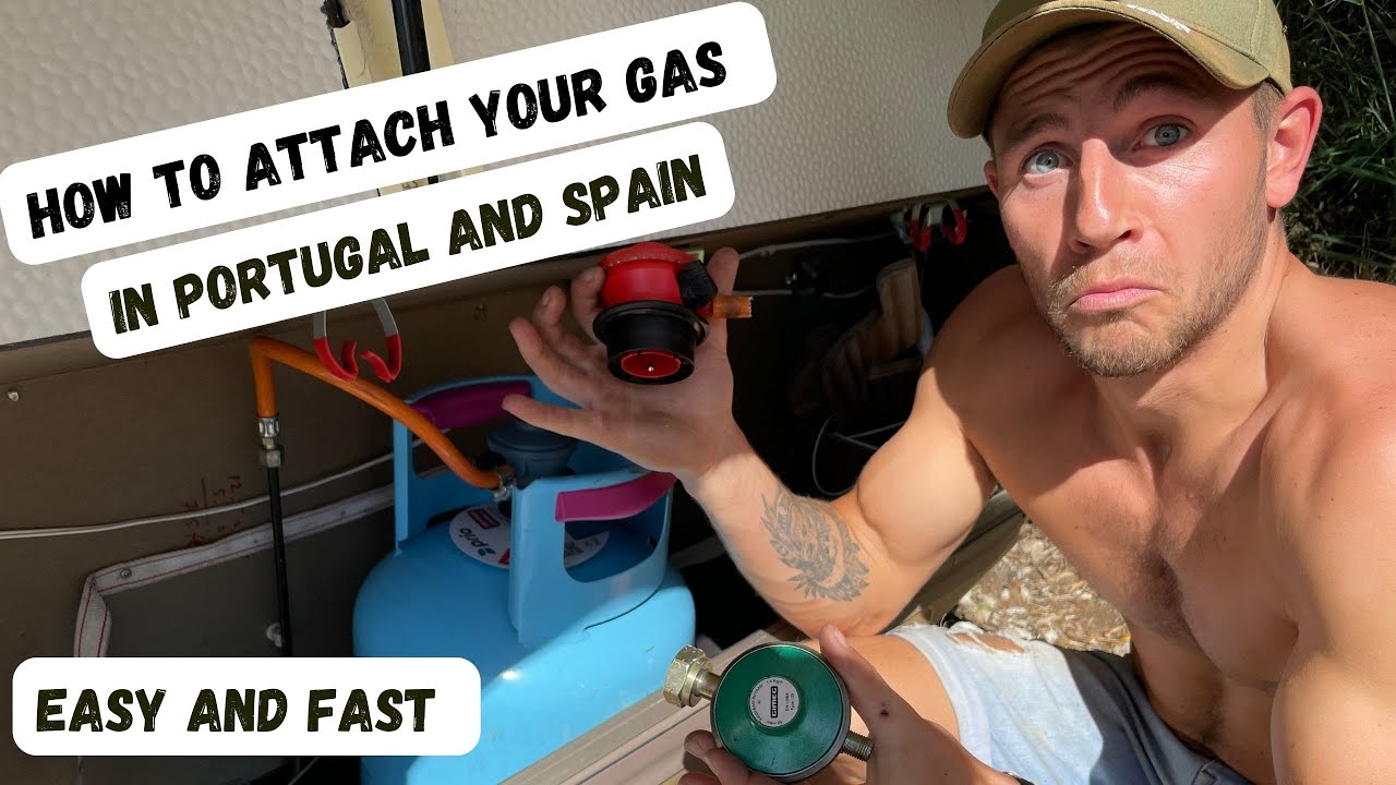 How to attach a GAS bottle in Portugal and Spain | Noah's Ark