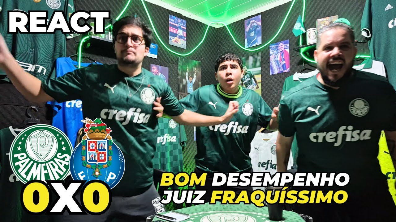 REACT PALMEIRAS 0X0 PORTO | EMPATE AMARGO E FOMOS MELHORES | COPA DO MUNDO DE CLUBES DA FIFA 2025