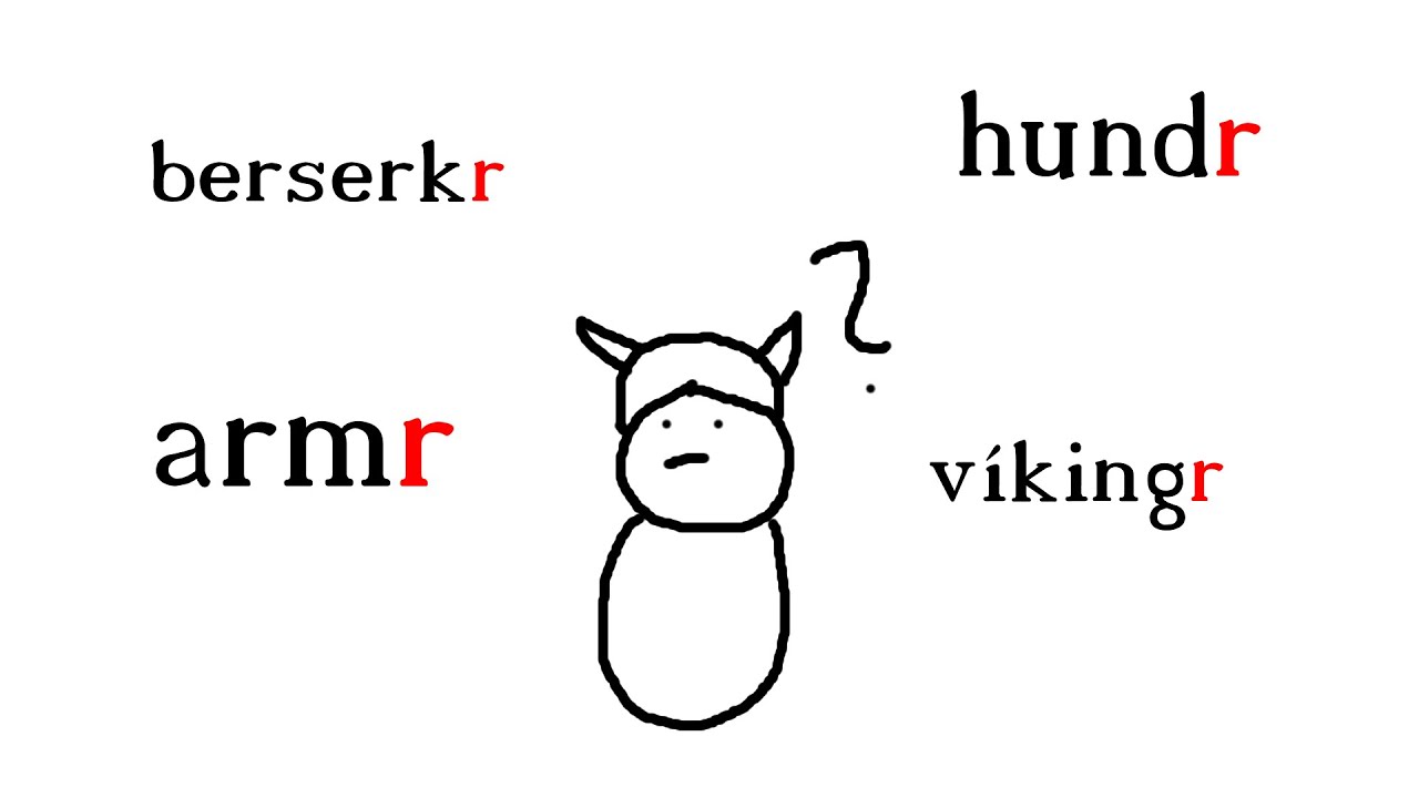 Wieso enden so viele altnordische W&ouml;rter auf -r?