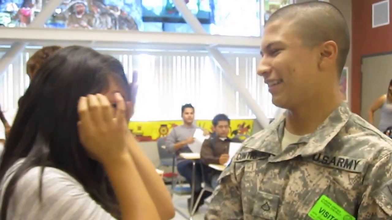 Surprise Sister!!! :D My Surprise To My Sister, Home from Afghanistan