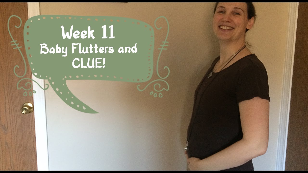 Week 11 Pregnancy VLOG - Flutters and CLUE!?