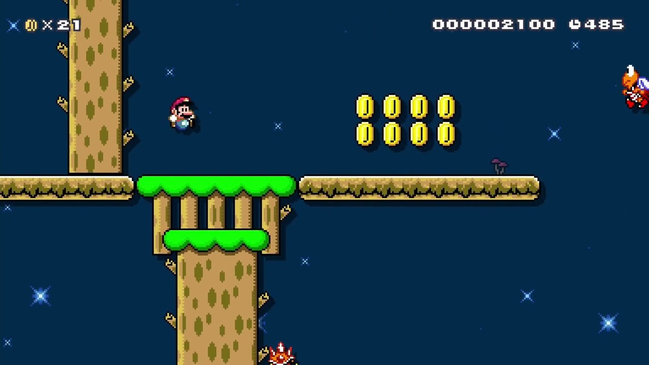 Uncomfy World:Give a hoot. by Defenestra 🍄Super Mario Maker 2 ✹Switch✹ 