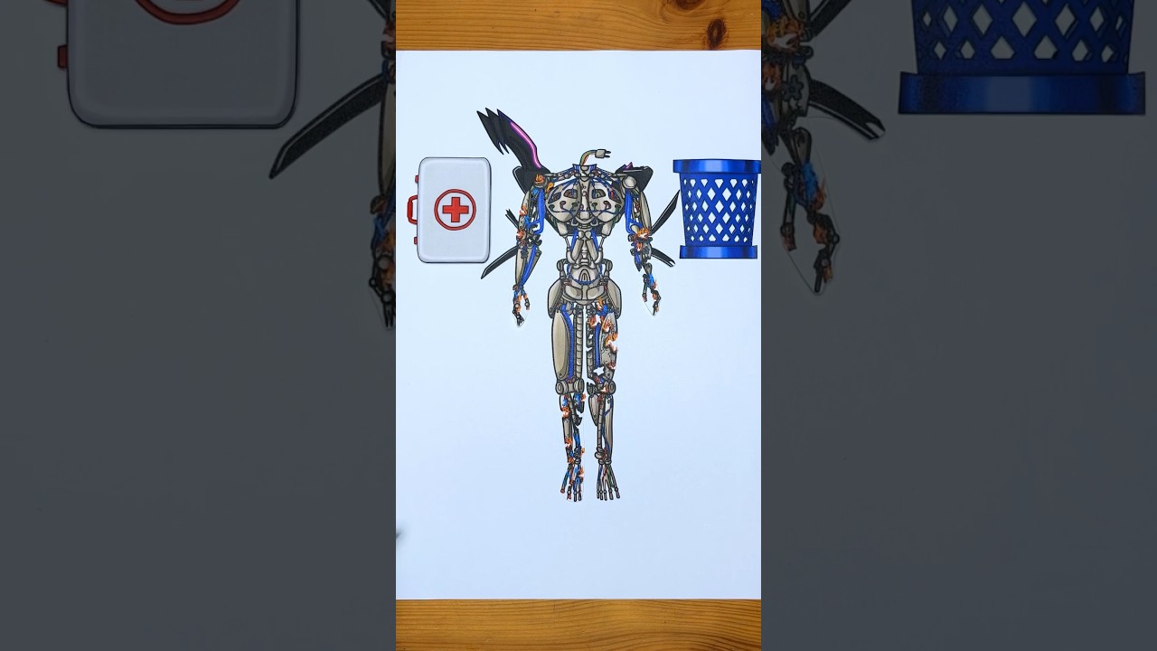 Fixing Titan TV Man | Skibidi Toilet Paper Animation #shorts