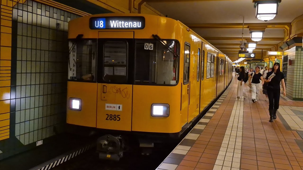 U-Bahn Berlin | Einsetzermitfahrt in der kompletten U8 von Hermannstraße bis Wittenau im F90 2885