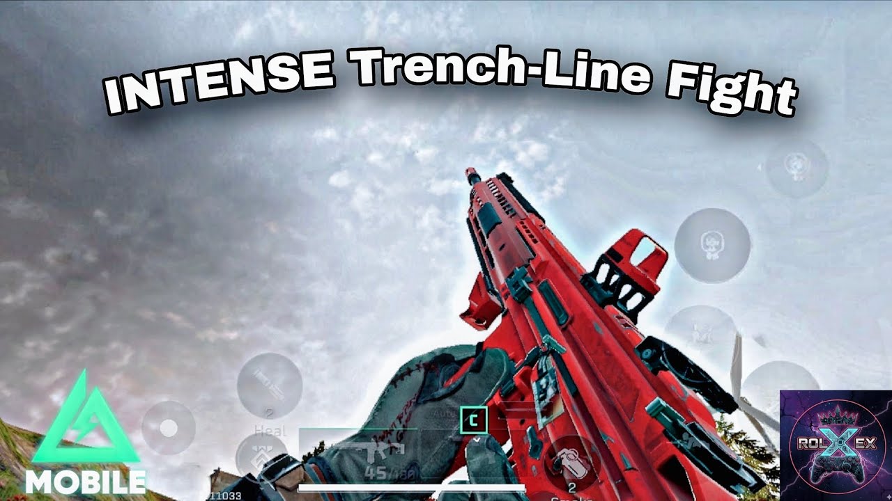 Intense Trench-line fight in delta force mobile