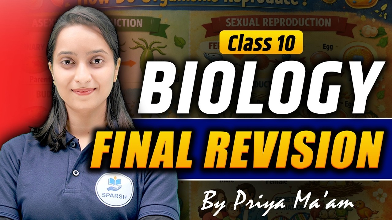 Complete Class 10 Biology Revision for Board Exams | Full Syllabus Revision | #oneshot