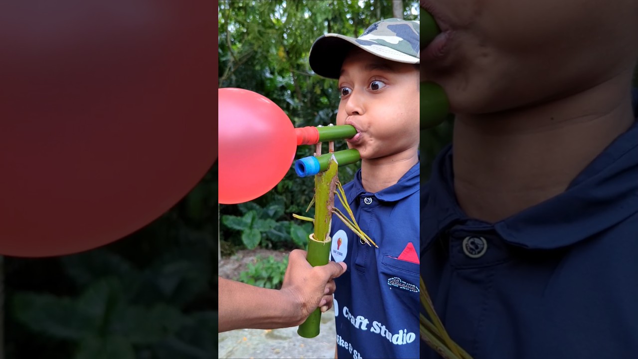 Bamboo DIY with Twin Balloon Setup | Smart Eco Craft Innovation