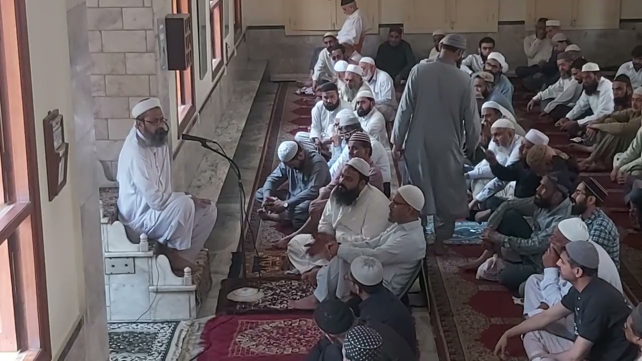 Jummah Bayan Maulana Qari Tanveer Ahmed Sharifi Khateeb Jama Masjid City Station Karachi 