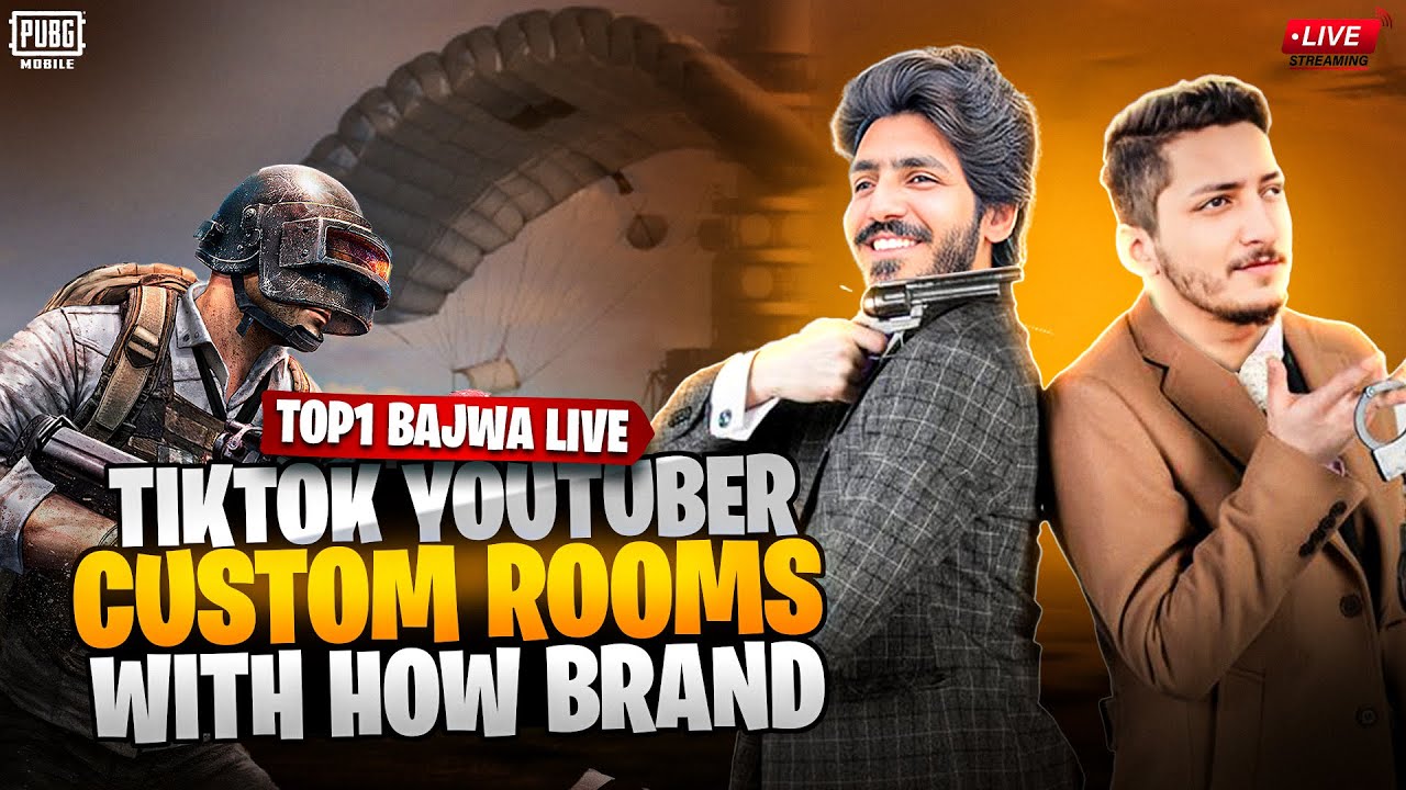 AJJ HOW BRAND K SATH ALL FAMOUS TIKTOKERS + YOUTUBERS CUSTOM ROOMS | TOP 1 BAJWA IS LIVE