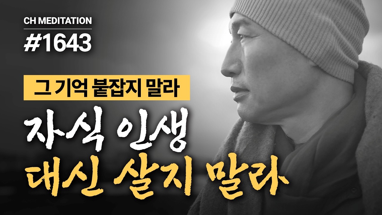 1643일 수행ㅣ지나간 기억 붙잡지 말라. 괴로움은 사건이 아니라 되새김 때문이다 ✔️그 기억 붙잡지 말라 ✔️자식 인생 대신 살지 말라 🧘수류화개 명상 ㅣ #마음공부 #집착버리기