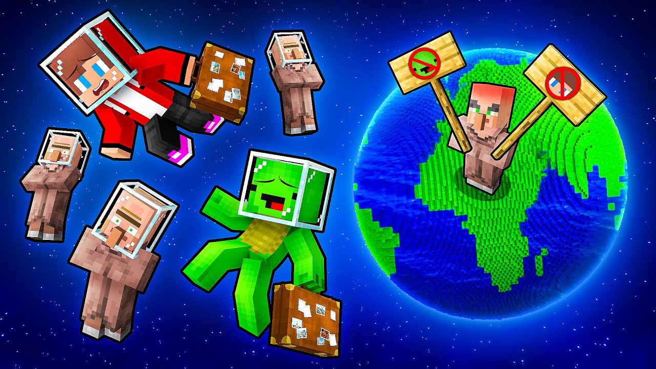 Why Did Villager Kick Mikey and JJ Out Of The Planet in Minecraft? (Maizen)