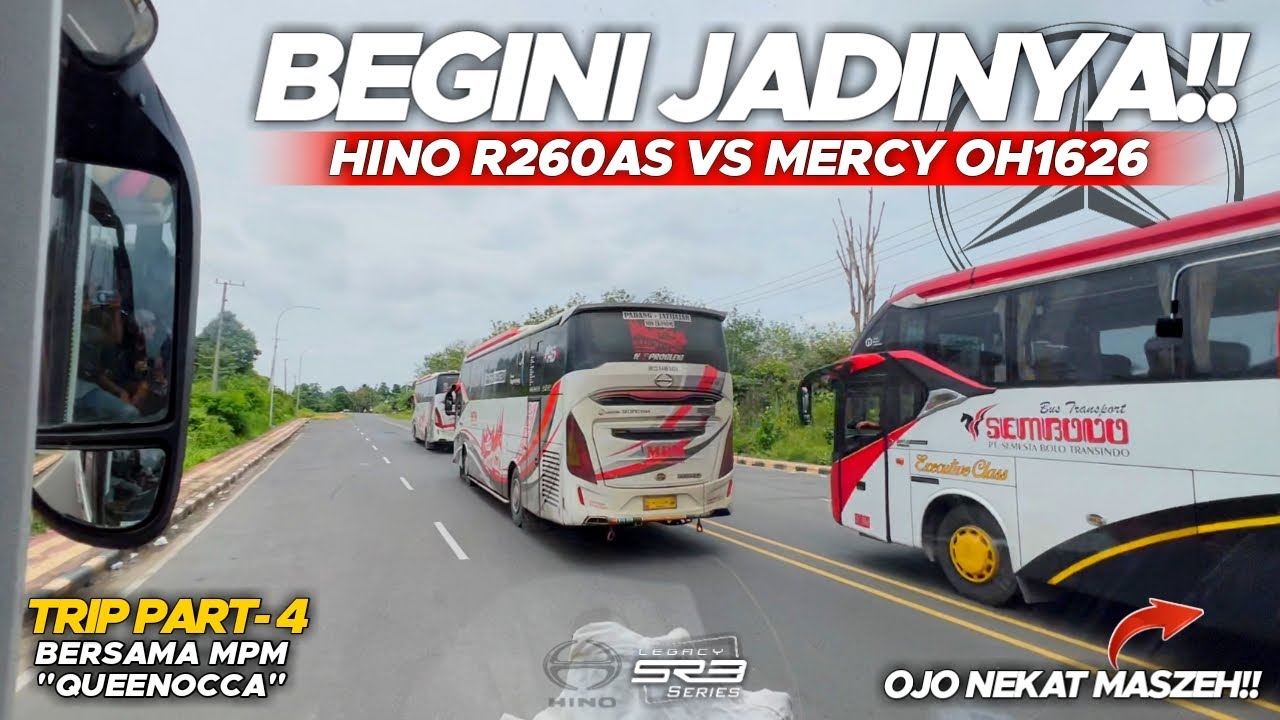 DI BLONG SEMBODO!!! DAN INI YANG TERJADI ANTARA MERCY1626 VS HINO R260 DI LINTAS BUTE