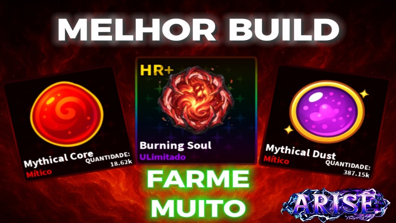 A MELHOR BUILD DE DROP ATUALIZADA! 💥 CORE E DUST MÍTICO FÁCIL (ARISE)