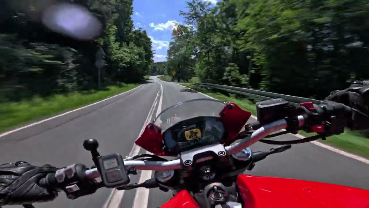 Ducati Monster 821 RAW Sound Termignoni Exhaust | Gopro 12 ND Filter | Just Ride