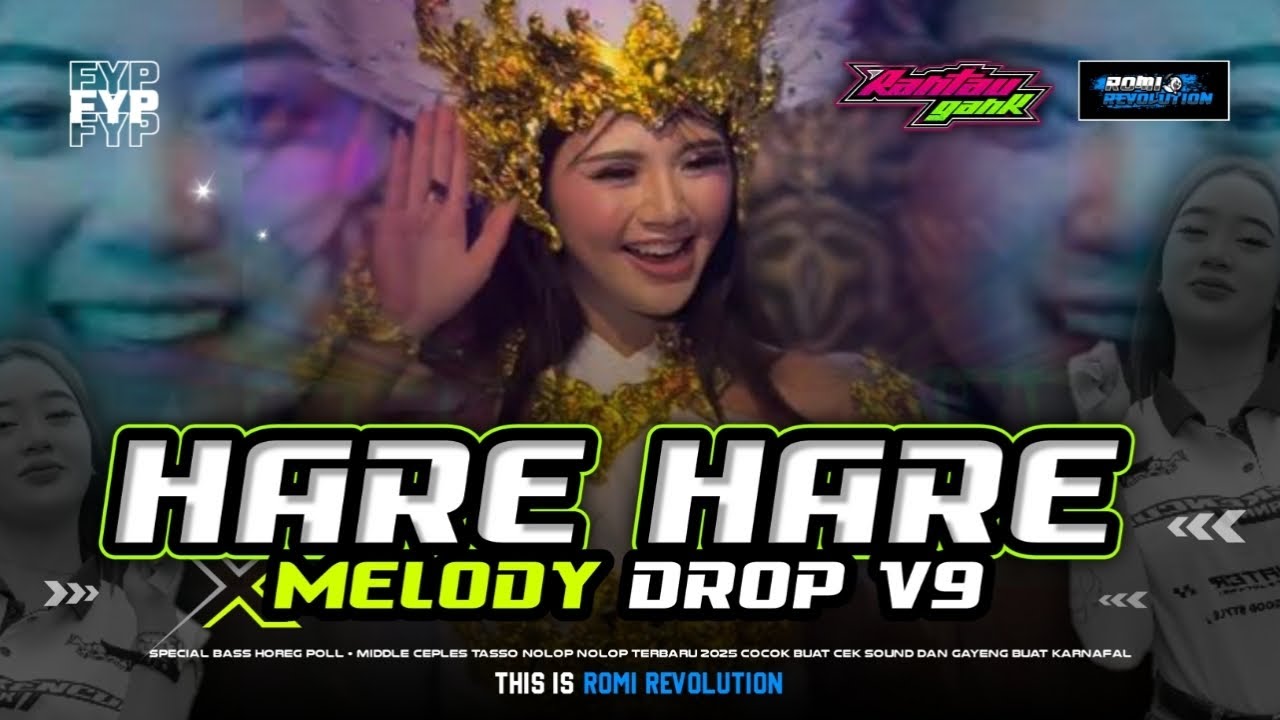 DJ HAARE HAARE ENAK BUAT CEK SOUND DAN JOGET TERBARU MIDDLE CETUS TRAP PARTY 