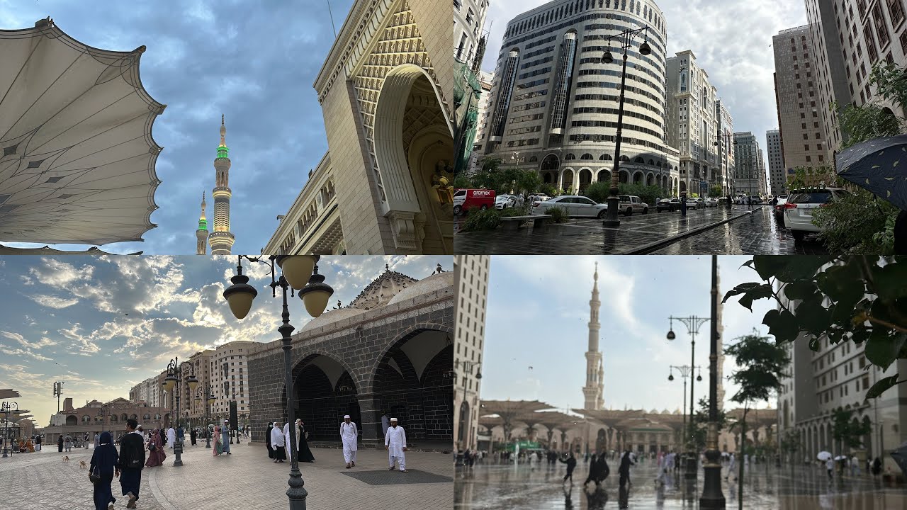 فلوق المدينة المنورة 😍☔️⛈️