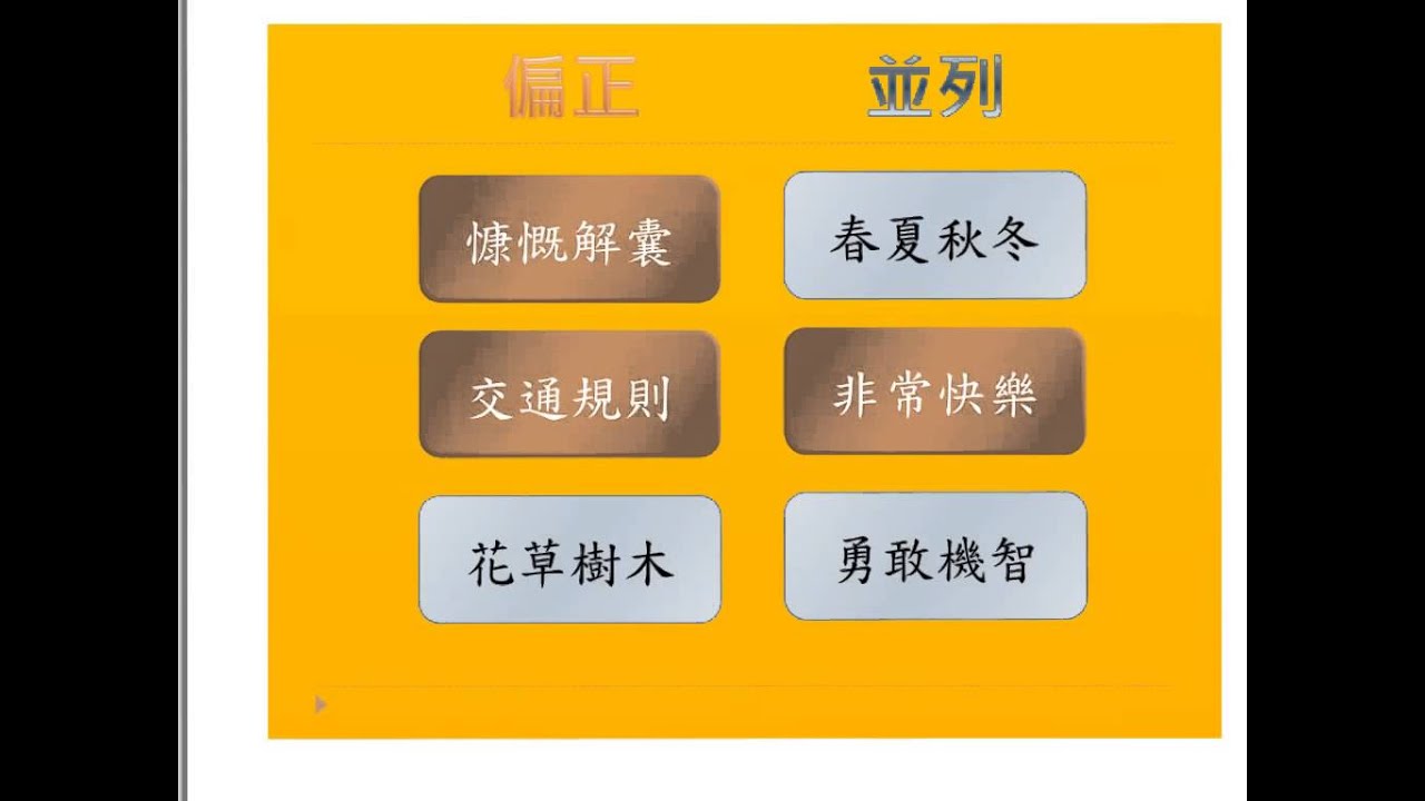 偏正短語, 並列短語