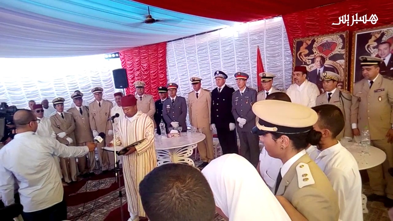 جنازة الرقيب الاول محمد ايت سعيد الذي استشهد بافريقيا الوسطى