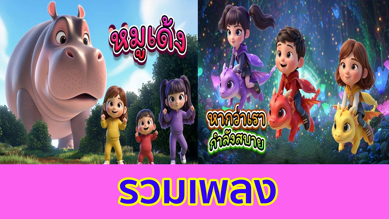 รวมเพลงหมูเด้ง หากว่าเรากำลังสบาย I Lovely Kids Song