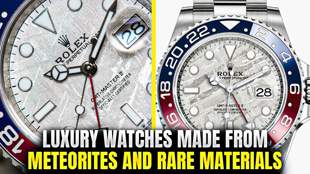 Luxury Watches Made From Meteorites And Rare Materials