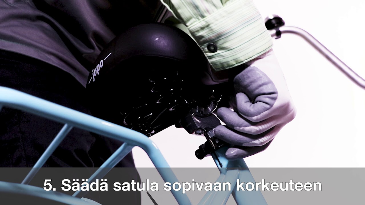 Mantteli- ja Jopo-pyörän kokoaminen