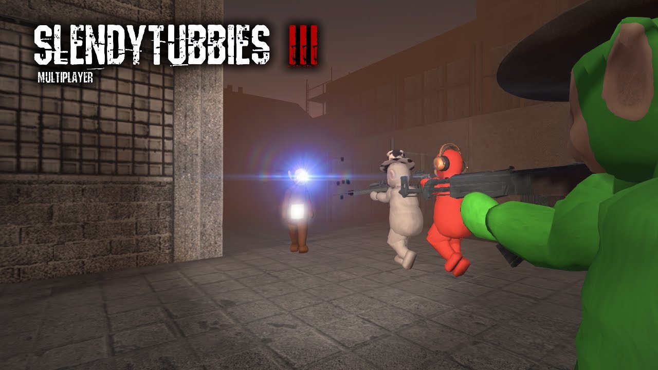 Slendytubbies 3 Multiplayer - Survival: Custard Facility (Dusk) [Normal]