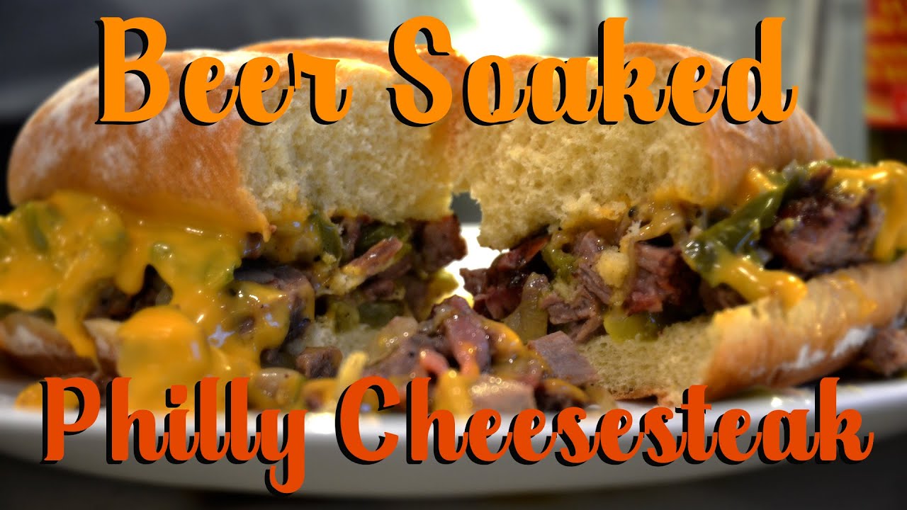 Suburban Smoker Episode 1 - "How to Make" A Beer Soaked Philly Cheesesteak Sandwich