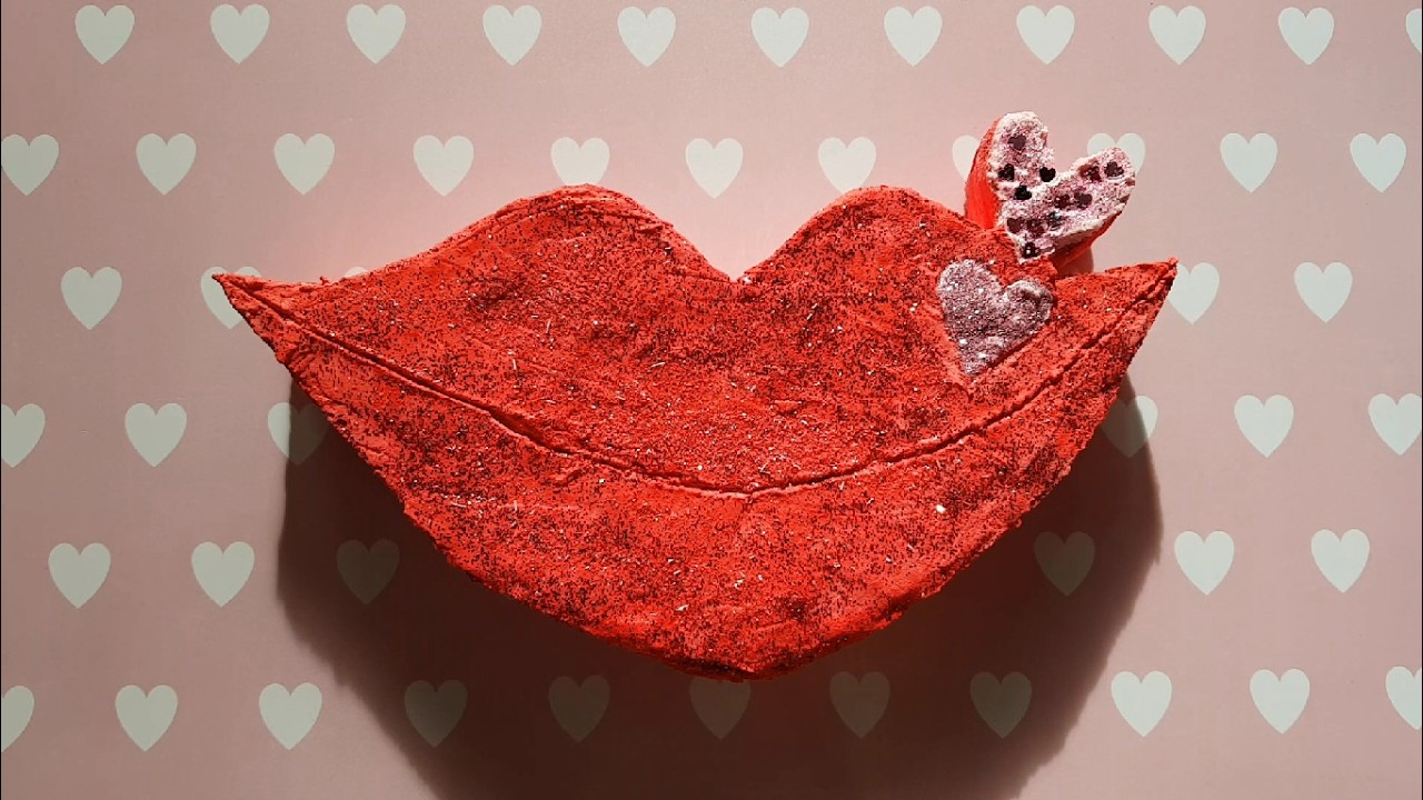 💋 Sponge covered with dried soda tapping, squeezing & ripping ASMR #sponge