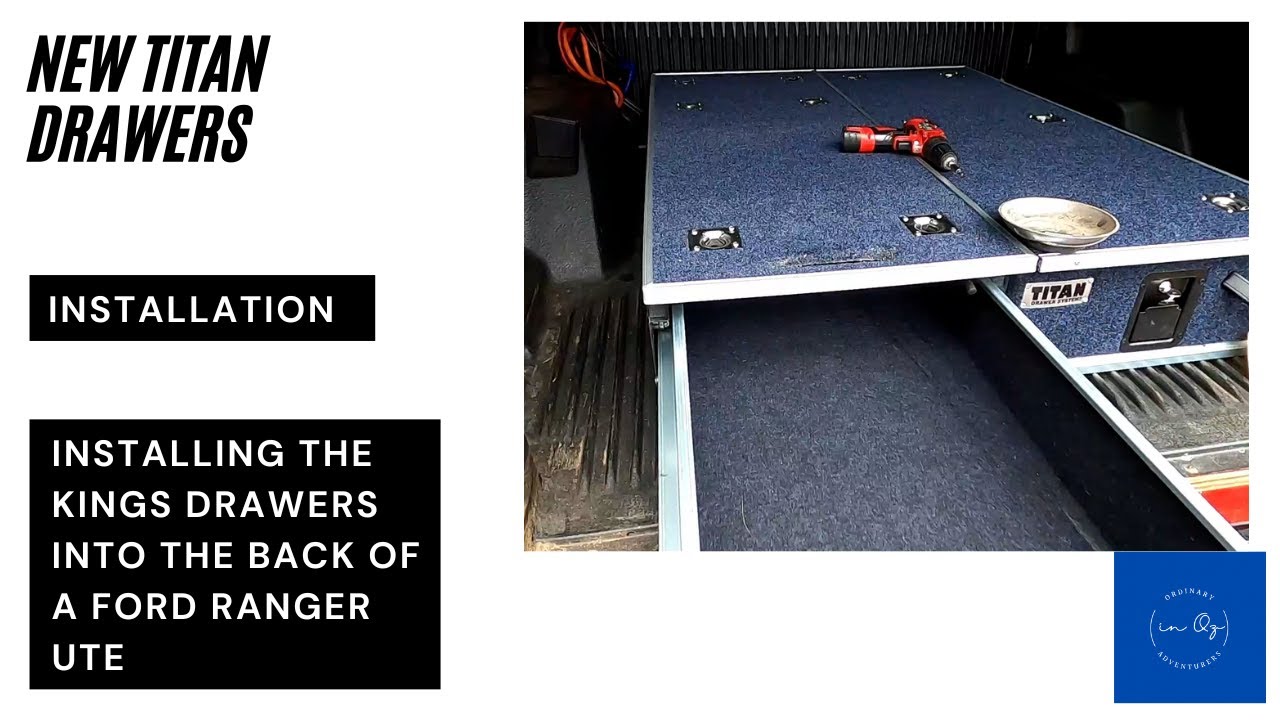 Install Titan drawers - Ford Ranger - Quick video