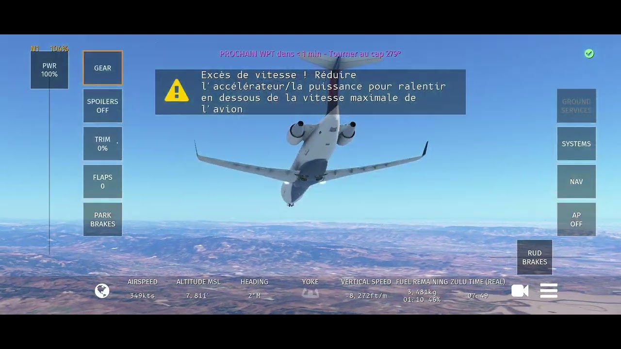 The crash plane