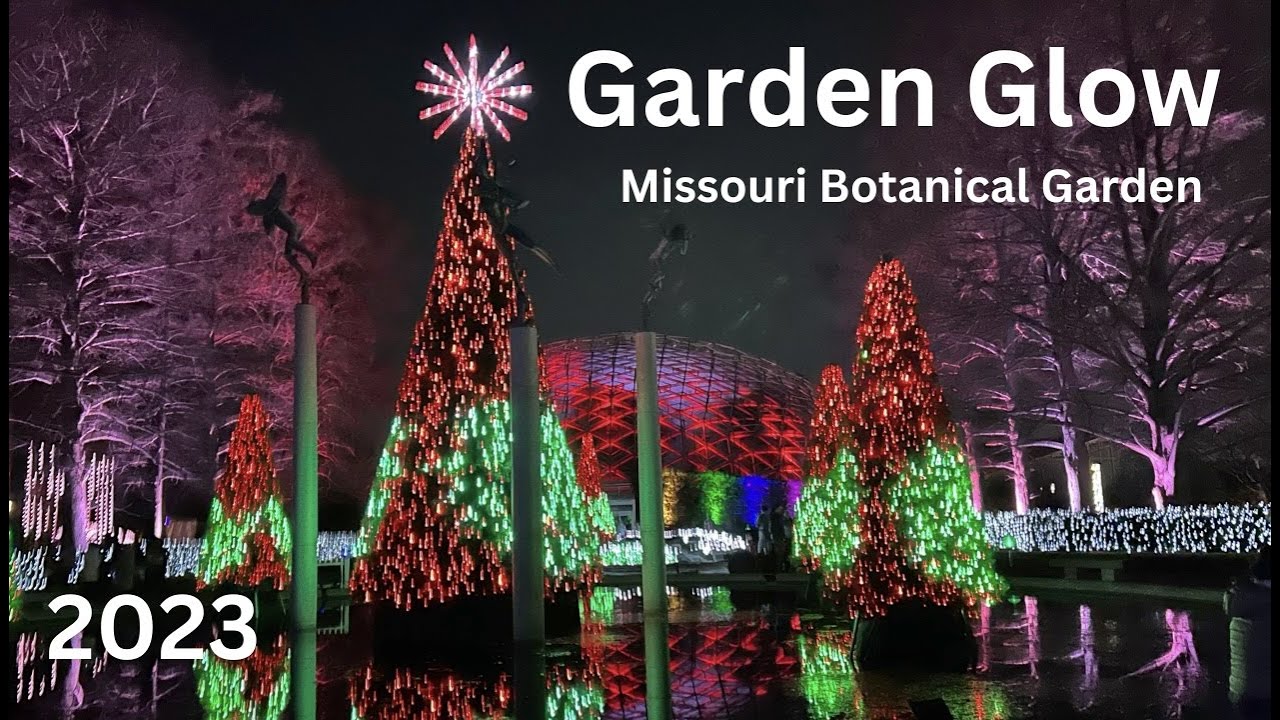 Beautiful Music and Christmas Lights at Missouri Botanical Garden Glow!
