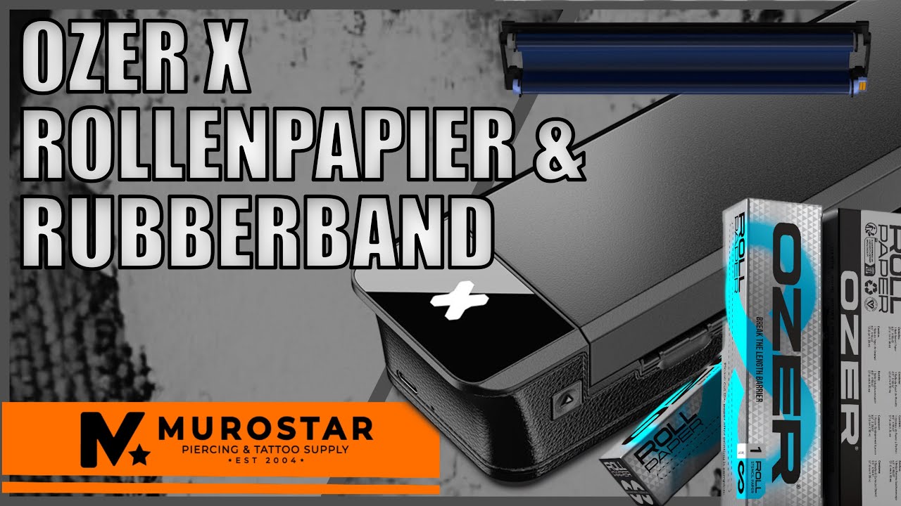 🖨️ Ozer X Tattoodrucker effektiv nutzen 🎯 | Rollenpapier & Rubberband mit der App nutzen 📱